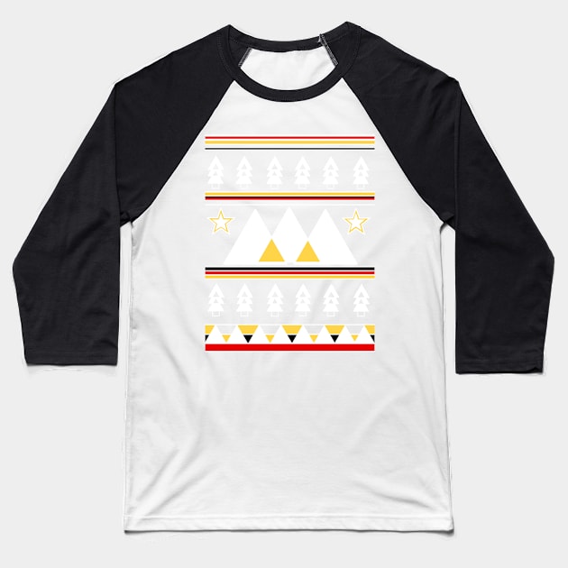 Christmas Baseball T-Shirt by faiiryliite